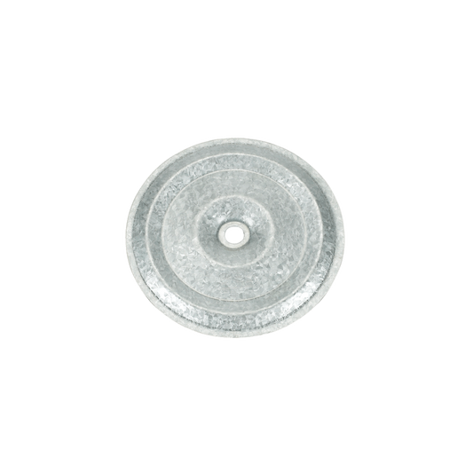 3-inch round flat stress plate for insulation and cover boards