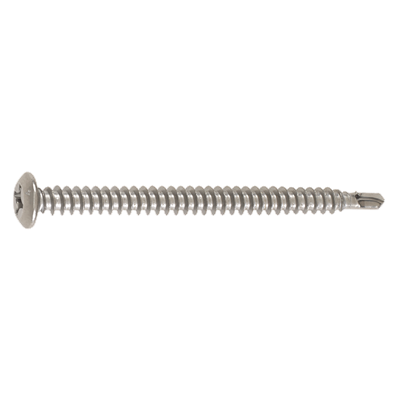 Stainless steel #14 Dekfast fastener, 2-inch, for light corrosive roofing environments