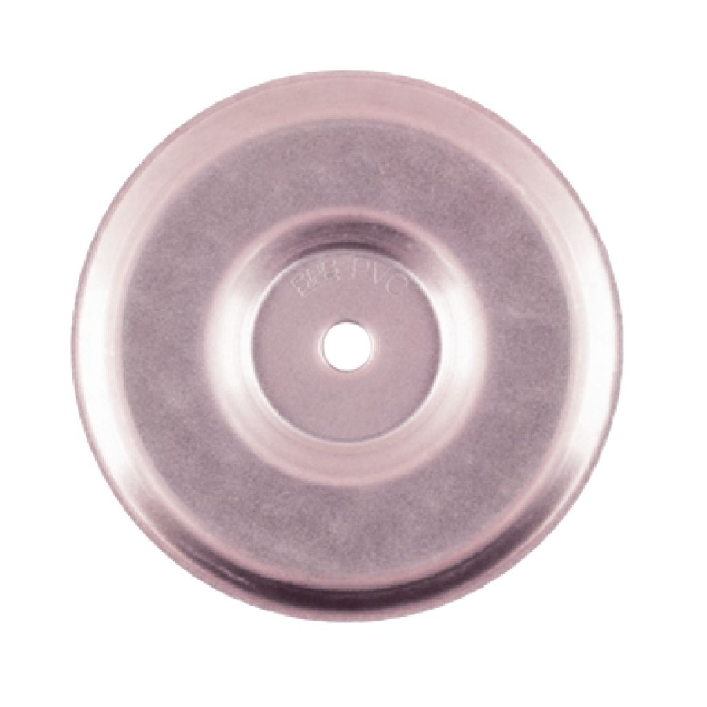 Purple isoweld PVC stress plate for induction-weldable thermoplastic membranes